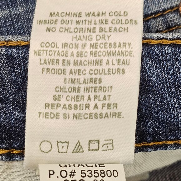 Basic Normcore Skinny Slim Denim Medium Washed Blue Cotton Jeans Womens Joes W31 - Picture 9 of 9